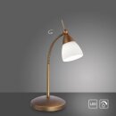 Paul Neuhaus LED-Tischleuchte altmessing 3000K G9 3W 4001-11