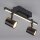 Paul Neuhaus LED-Strahler "Barik" schwarz 2-flg. GU10 6524-18