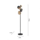 Paul Neuhaus LED-Stehleuchte Popsicle schwarz G9 21W 3000K 585-18