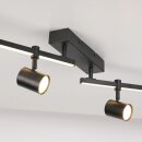 Paul Neuhaus LED-Strahler "Barik" schwarz 4-flg. 6525-18