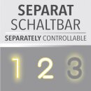 Paul Neuhaus LED-Strahler "Barik" schwarz 4-flg. 6525-18