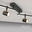 Paul Neuhaus LED-Strahler "Barik" schwarz 4-flg. 6525-18