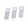 Paul Neuhaus LED-Unterbauleuchten Set "Helena" 3x2W 1121-95-3