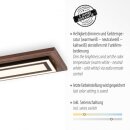 Paul Neuhaus LED-Deckenleuchte "Palma" Holz natur 6142-79