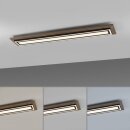 Paul Neuhaus LED-Deckenleuchte "Palma" Holz natur 6142-79