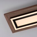 Paul Neuhaus LED-Deckenleuchte "Palma" Holz natur 6142-79