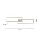 Paul Neuhaus LED-Deckenleuchte "Paan" stahl 45W CCT 6231-55