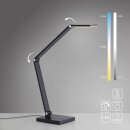 Paul Neuhaus LED-Tischleuchte "Samsky" 8W grau 4304-15