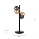 Paul Neuhaus LED-Tischleuchte Popsicle schwarz 12W 3000K 4585-18