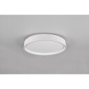 Reality Leuchten LED Deckenlampe Felis Weiß Ø40cm 24W 2500lm CCT 2700-6500K Schalter-Dimmbar + Fernbedienung