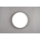 Reality Leuchten LED Deckenlampe Felis Weiß Ø40cm 24W 2500lm CCT 2700-6500K Schalter-Dimmbar + Fernbedienung