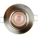 Thorgeon HALUX Downlight Slim 6W 400Lm 2100-2700K gebürstetes Nickel DTW