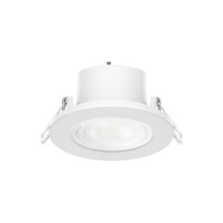 LeuchTek SPA44-6W-WW LED ALL-IN-ONE Einbaustrahler 6W 2700K 420lm IP44 weiß schwenkbar mit Treiber