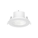 LeuchTek SPA44-6W-WW LED ALL-IN-ONE Einbaustrahler 6W 2700K 420lm IP44 weiß schwenkbar mit Treiber