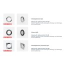 LeuchTek SPA44-6W-WW LED ALL-IN-ONE Einbaustrahler 6W 2700K 420lm IP44 weiß schwenkbar mit Treiber