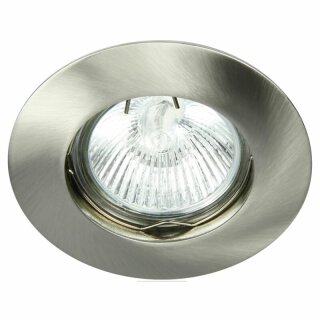 FaroForm Einbaustrahler Einbauleuchte DITO DS02B Chrom matt rund max. 35W ohne Leuchtmittel