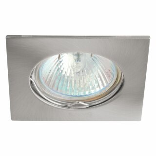 FaroForm Einbaustrahler Einbauleuchte LIZZY DS10 Nickel satin eckig max. 35W ohne Leuchtmittel