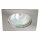FaroForm Einbaustrahler Einbauleuchte LIZZY DS10 Nickel satin eckig max. 35W ohne Leuchtmittel