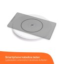 LAT05L Akku Tischleuchte 2,2W 190lm warmweiß grün dimmbar CRI95 mit induktiver Ladestation