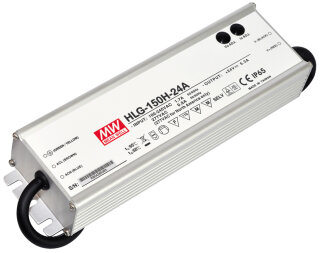 Mean Well HLG-150H-24A Netzteil 90-305VAC  24VDC max. 151W IP65  (dimmbar Potentiometer)