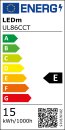 UL86CCT LED Unterbauleuchte 85cm Weiß IP20 15W CCT 3000/4000/6500K mit Schalter