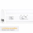 UL115CCT LED Unterbauleuchte 115cm Weiß IP20 20W CCT 3000/4000/6500K mit Schalter