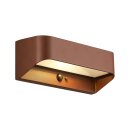 nordlux Solar-LED-Wandleuchte "Marcellio" braun 2618001018