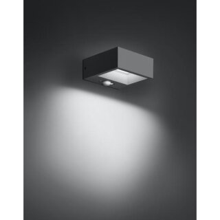 Brumberg LED-Solar-Wandleuchte "Ligea" graphit IP54 65281103