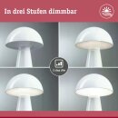 Paulmann LED-Akku-Tischleuchte IP44 weiß glänzend 76995
