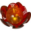 StarTrading LED-Solar-Dekoration "Lilly" Seerosen-Optik 482-80 kupfer/amber