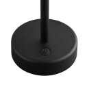 nordlux LED-Akku-Tischleuchte Ellen IP44 schwarz 2418015003