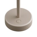 nordlux LED-Akku-Tischleuchte Ellen IP44 beige 2418015009