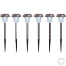 NÄVE LED-Solar-Wegeleuchte "Gustav" 6er...