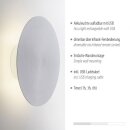 Paul Neuhaus Akku-LED-Wandleuchte Puntua aluminium D250mm 3000K 8153-95