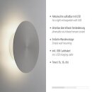 Paul Neuhaus Akku-LED-Wandleuchte Puntua grau O180mm 3000K 8152-15