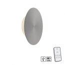 Paul Neuhaus Akku-LED-Wandleuchte Puntua grau O180mm 3000K 8152-15