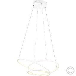 Trio LED-Pendelleuchte Darvin weiß 620mm 34W CCT 349110131