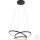 Trio LED-Pendelleuchte Darvin schwarz 620mm 34W CCT 349110132