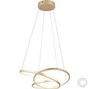 Trio LED-Pendelleuchte Darvin goldfarbig 620mm 34W CCT...