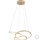 Trio LED-Pendelleuchte Darvin goldfarbig 620mm 34W CCT 349110179