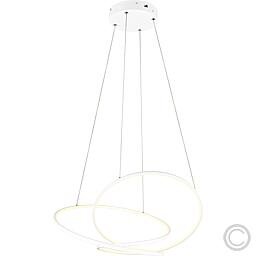 Trio LED-Pendelleuchte Darvin weiß 750mm 36W CCT 349119131