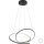 Trio LED-Pendelleuchte Darvin schwarz 750mm 54W CCT 349119132