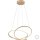 Trio LED-Pendelleuchte Darvin goldfarbig 750mm 36W CCT 349119179