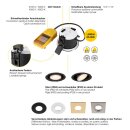SLV 1008065 UNIVERSAL DOWNLIGHT PHASE Einbauleuchte 5-7W,...